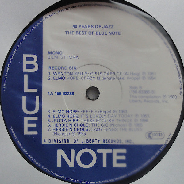 Various - 40 Years Of Jazz - The Best Of Blue Note - Box 2