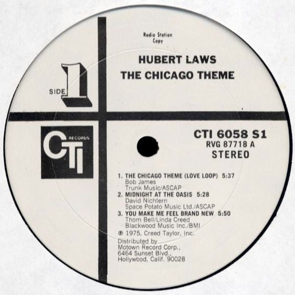 Hubert Laws -The Chicago Theme