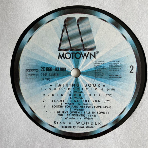 Stevie Wonder -Talking Book