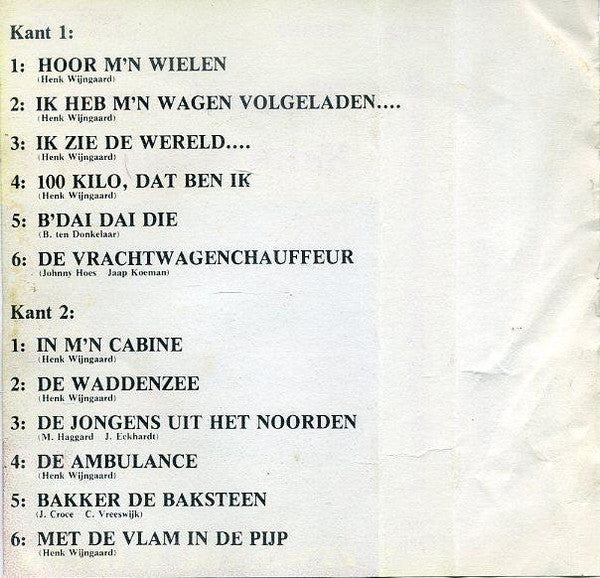 Henk Wijngaard -Zingende Wielen