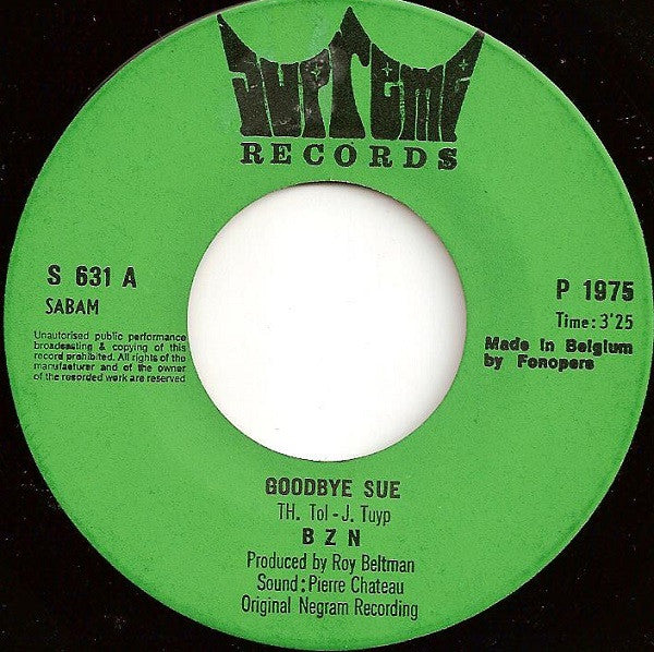 BZN -Goodbye Sue