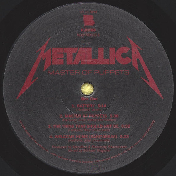 Metallica - Master Of Puppets