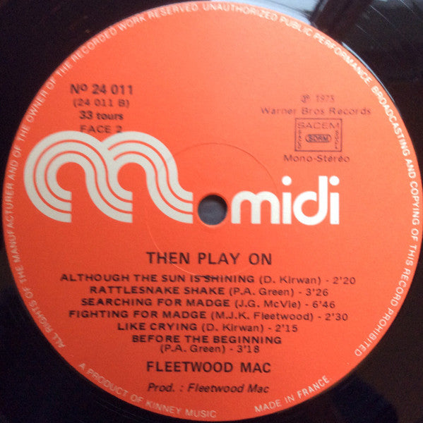 Fleetwood Mac - Then Play On