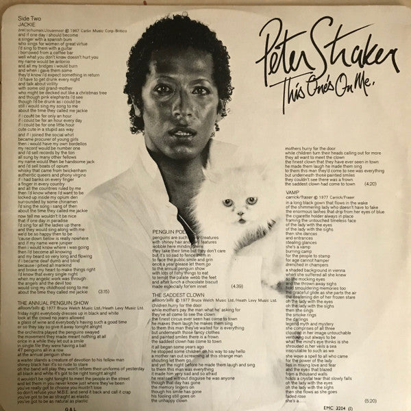 Peter Straker -This One's On Me