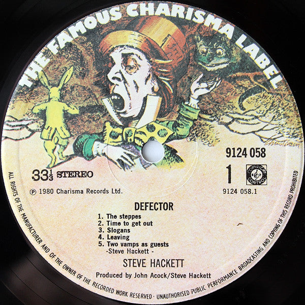 Steve Hackett -Defector