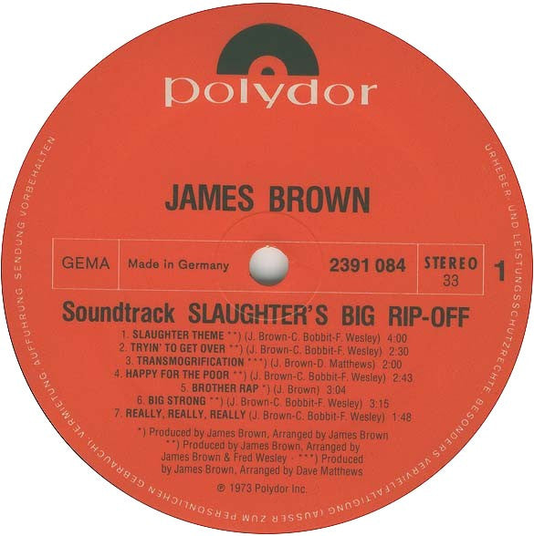 James Brown -Slaughter's Big Rip-Off