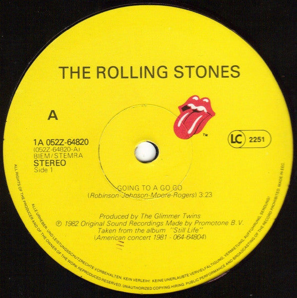 Rolling Stones* - Going To A Go Go (Live)