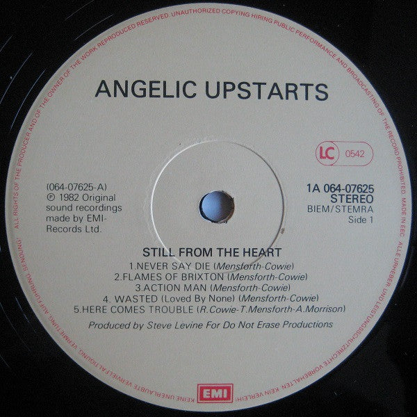 Angelic Upstarts -Still From The Heart
