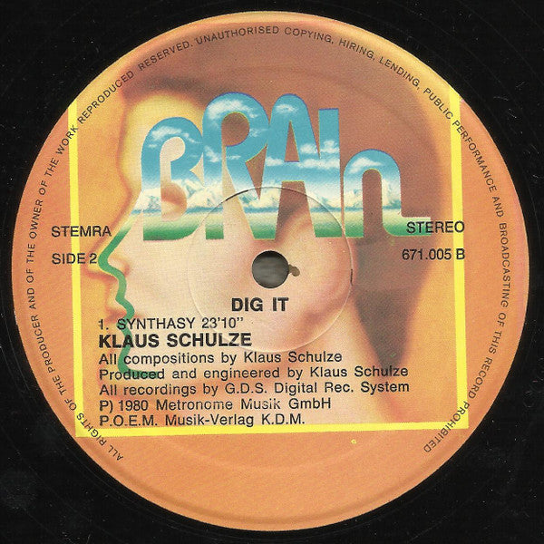 Klaus Schulze -Dig It
