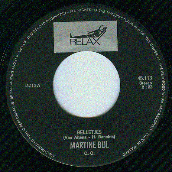Martine Bijl -Belletjes