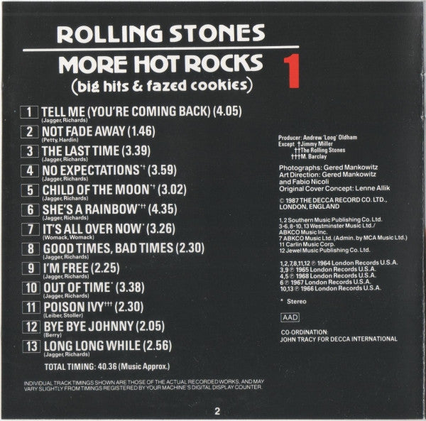 Rolling Stones* -More Hot Rocks (Big Hits & Fazed Cookies) 1