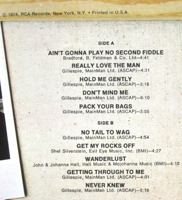 Dana Gillespie -Ain't Gonna Play No Second Fiddle