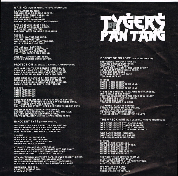 Tygers Of Pan Tang -The Wreck-Age