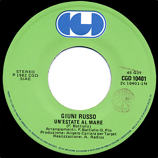Giuni Russo -Un'Estate Al Mare