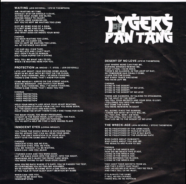 Tygers Of Pan Tang - The Wreck-Age