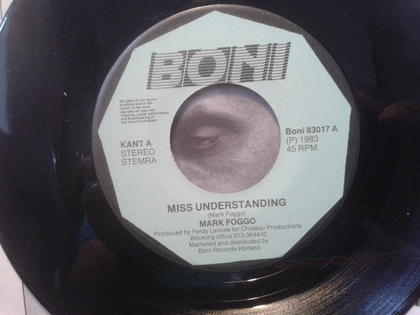 Mark Foggo -Miss Understanding / Hold On To Your Hat