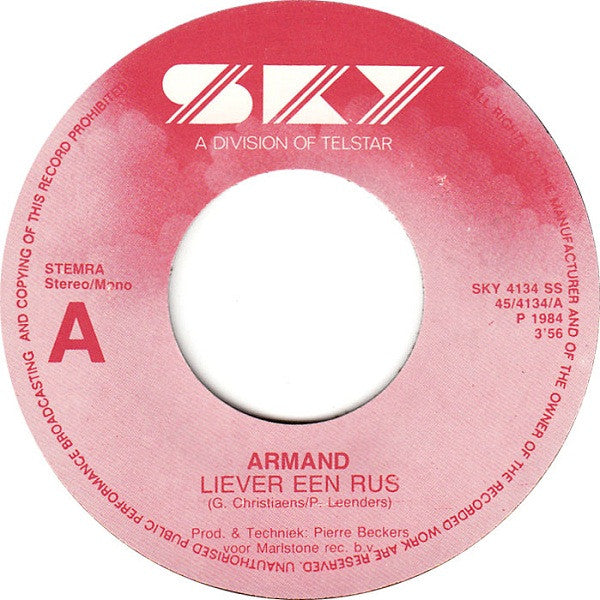Armand -Liever Een Rus