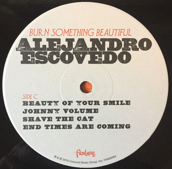 Alejandro Escovedo -Burn Something Beautiful