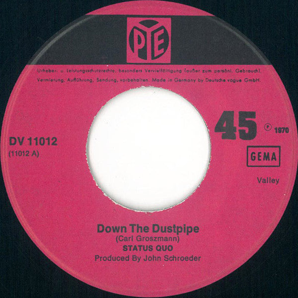 Status Quo -Down The Dustpipe