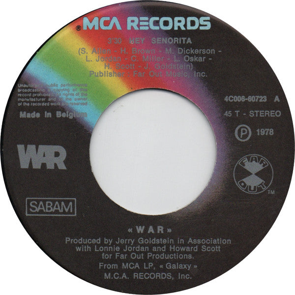 War -Hey Señorita