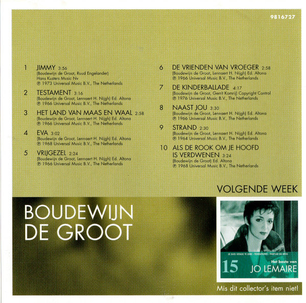 Boudewijn De Groot - Het Beste Van Boudewijn De Groot