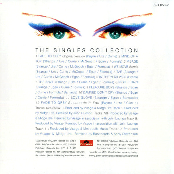 Visage -Fade To Grey (The Best Of Visage)