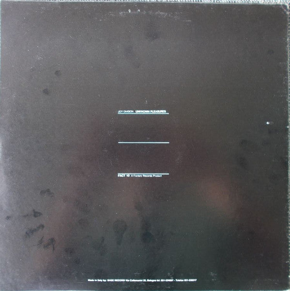 Joy Division - Unknown Pleasures