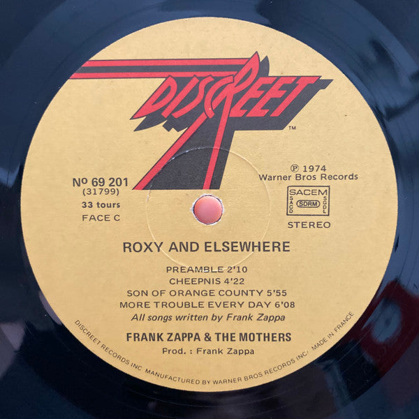Zappa* / Mothers* -Roxy & Elsewhere
