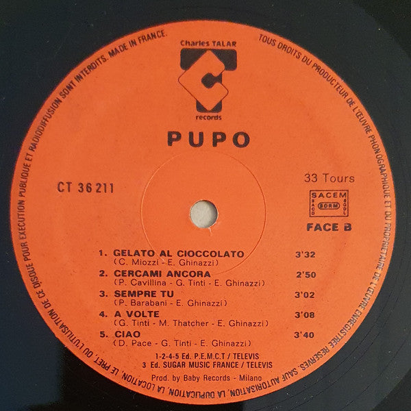 Pupo - Gelato Al Cioccolato