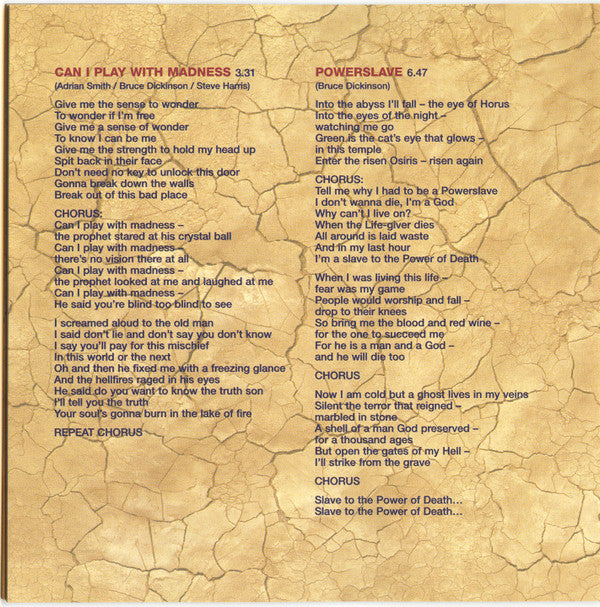 Iron Maiden -Somewhere Back In Time (The Best Of: 1980-1989)