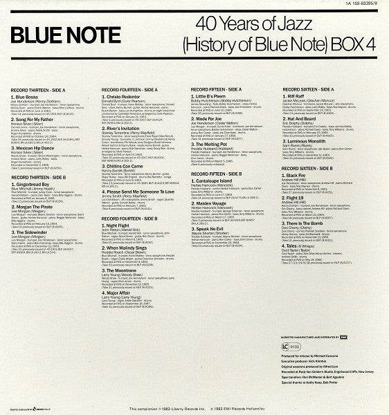 Various - 40 Years Of Jazz - The Best Of Blue Note - Box 4