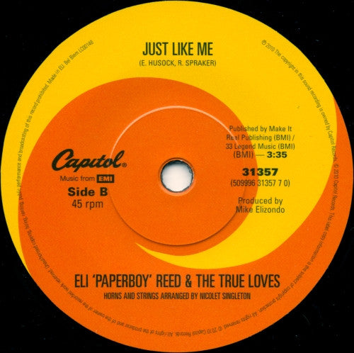 Eli 'Paperboy' Reed & The True Loves* -Come And Get It