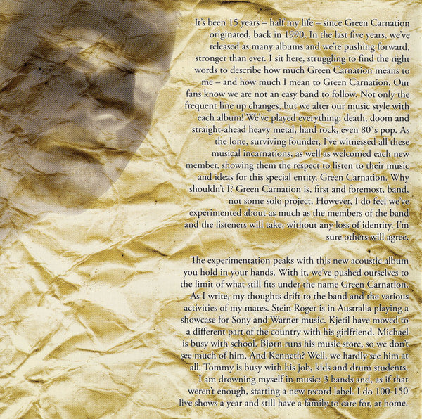 Green Carnation -The Acoustic Verses