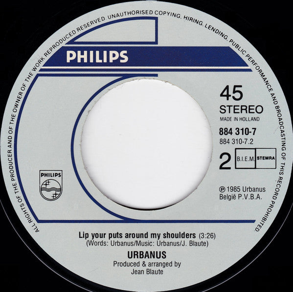Urbanus -Put Your Lips Around My Shoulders
