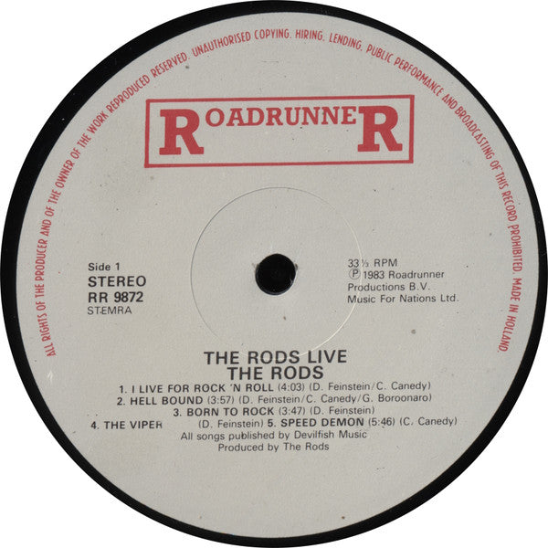 The Rods -Live