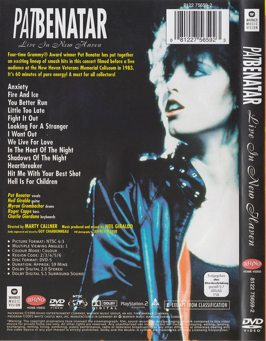 Pat Benatar -Live In New Haven