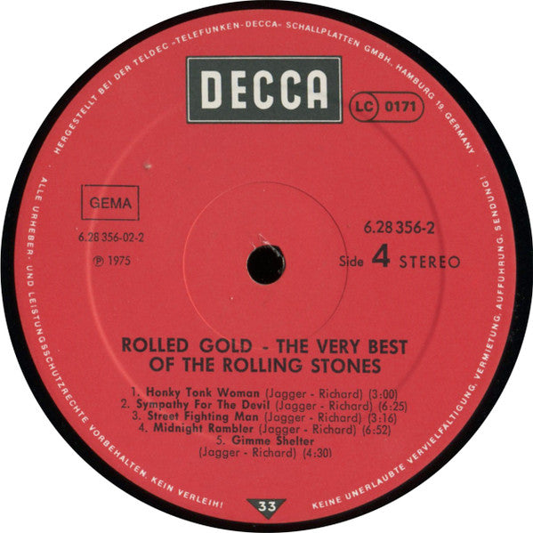 The Rolling Stones - Rolled Gold (The Very Best Of The Rolling Stones)