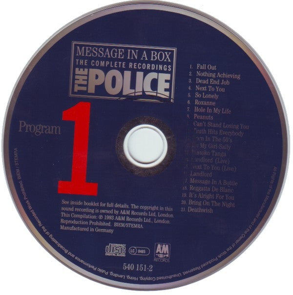 The Police - Message In A Box: The Complete Recordings