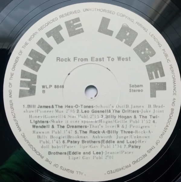 Various - Rock From East To West