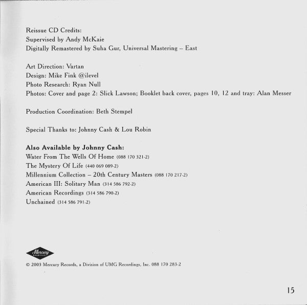 Johnny Cash -Johnny Cash Is Coming To Town / Boom Chicka Boom