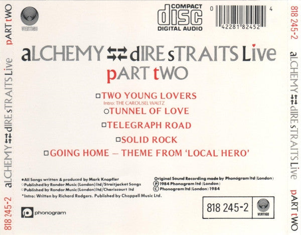 Dire Straits -Alchemy - Dire Straits Live