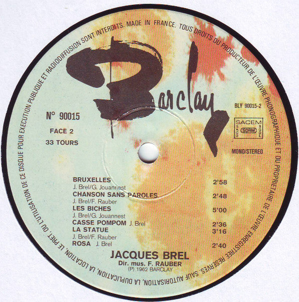 Jacques Brel -Le Plat Pays 1