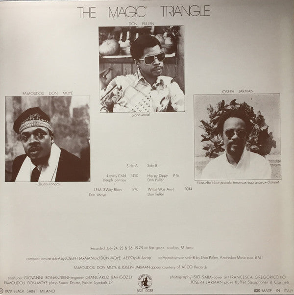 Don Pullen, Joseph Jarman, Don Moye* - The Magic Triangle