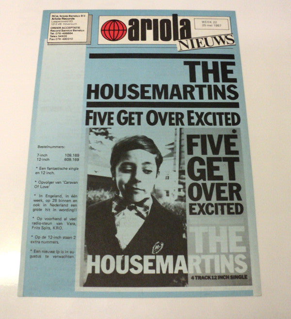 The Housemartins -Five Get Over Excited