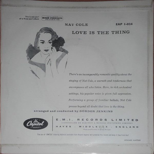 Nat "King" Cole* -Love Is The Thing - Part 1