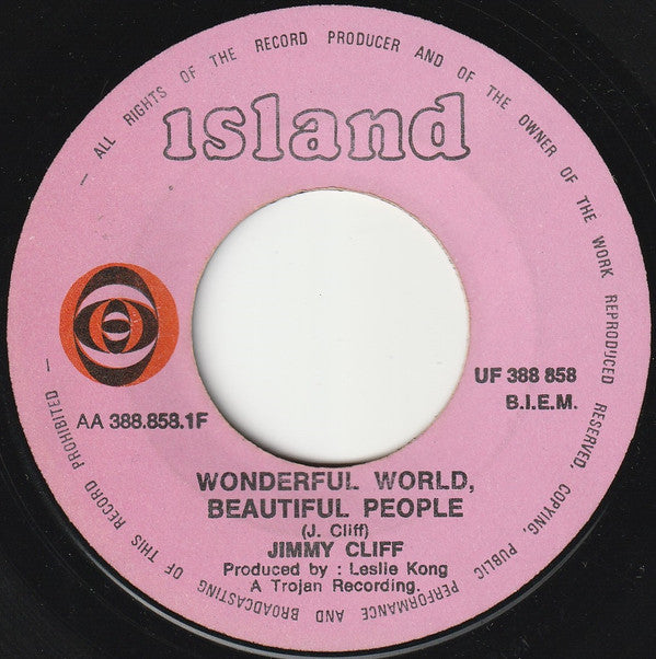 Jimmy Cliff -Wonderful World, Beautiful People / Hard Road To Travel