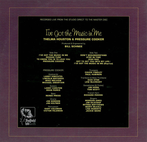 Thelma Houston & Pressure Cooker -I've Got The Music In Me