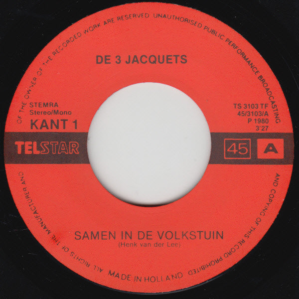 De 3 Jackets* -Samen In De Volkstuin