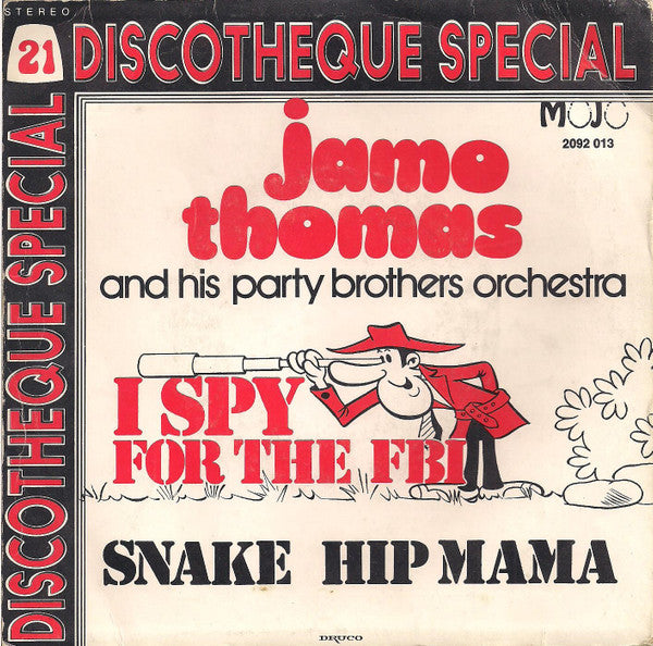 Jamo Thomas And His Party Brothers Orchestra* -I Spy (For The FBI)