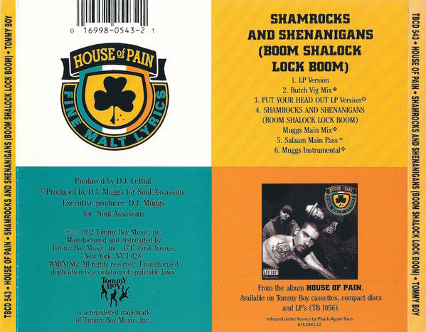House Of Pain - Shamrocks And Shenanigans (Boom Shalock Lock Boom)